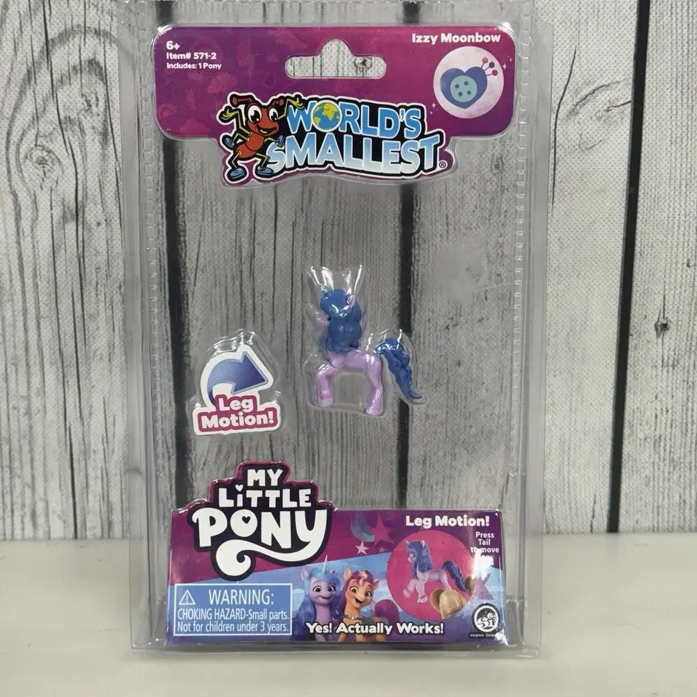 World's Smallest My Little Pony IZZY MOONBOW Micro Figure Horse Leg Motion